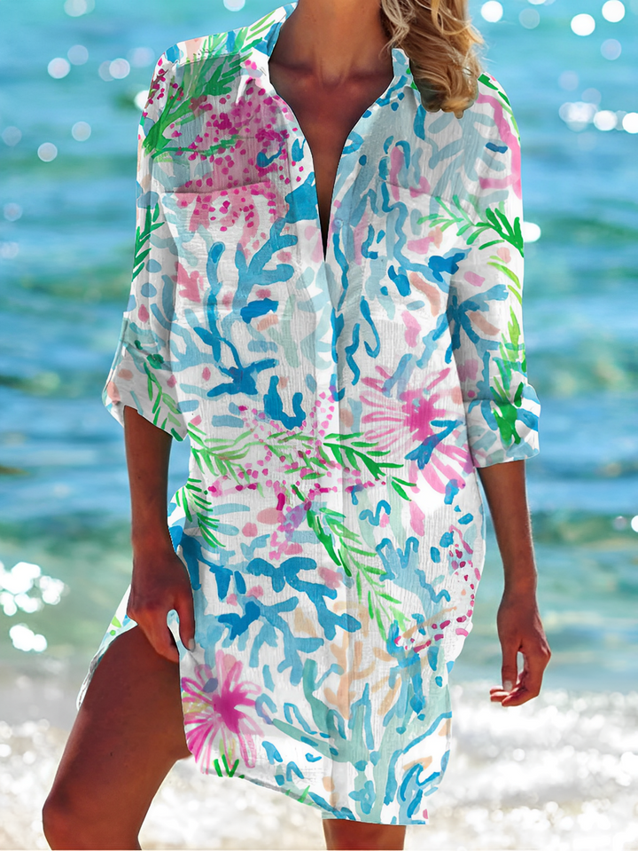 Heidi – blouse à boutons flexible