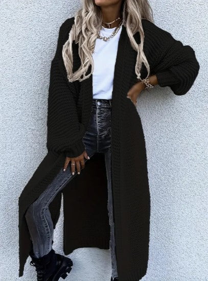 cardigan en tricot avec manches longues