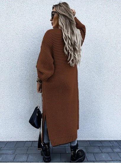 cardigan en tricot avec manches longues