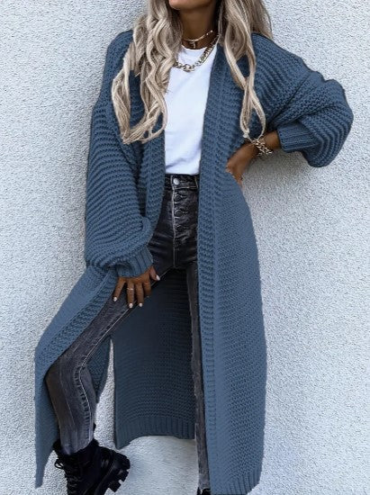 cardigan en tricot avec manches longues