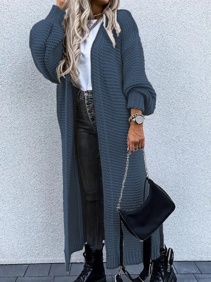 cardigan en tricot avec manches longues