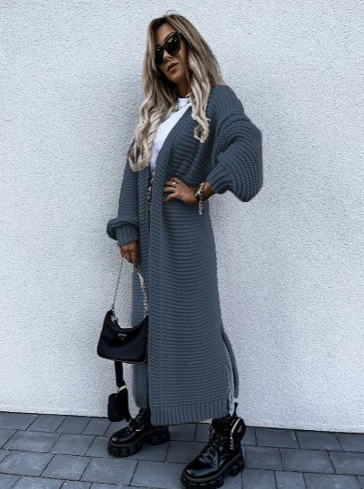 cardigan en tricot avec manches longues