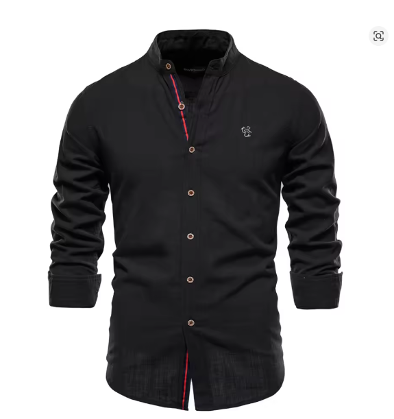 Chemise en lin élégante pour hommes