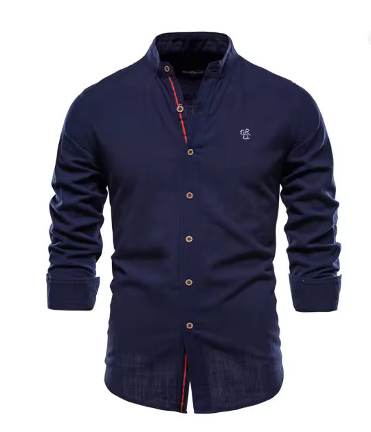 Chemise en lin élégante pour hommes