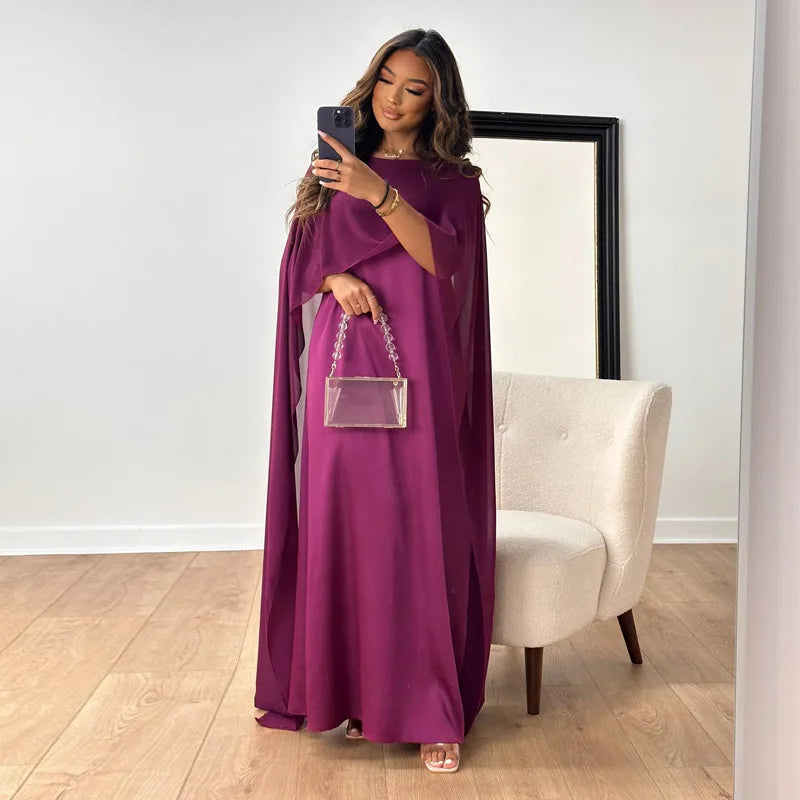 Robes longues pour femmes en satin