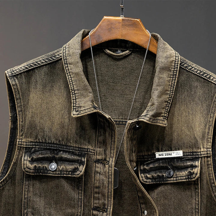 Veste en jean rétro pour hommes