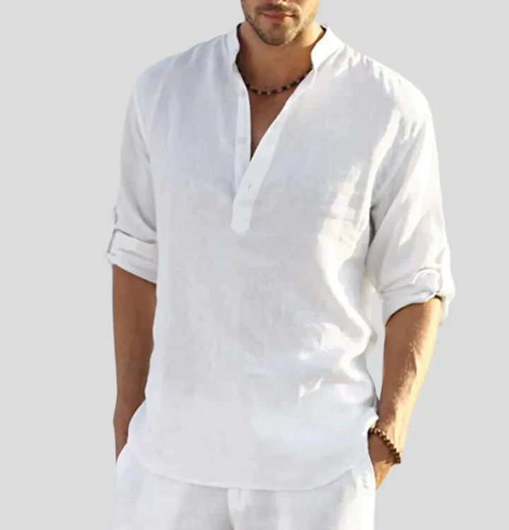 Chemise en lin élégante pour hommes