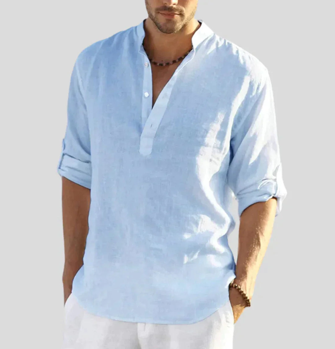 Chemise en lin élégante pour hommes