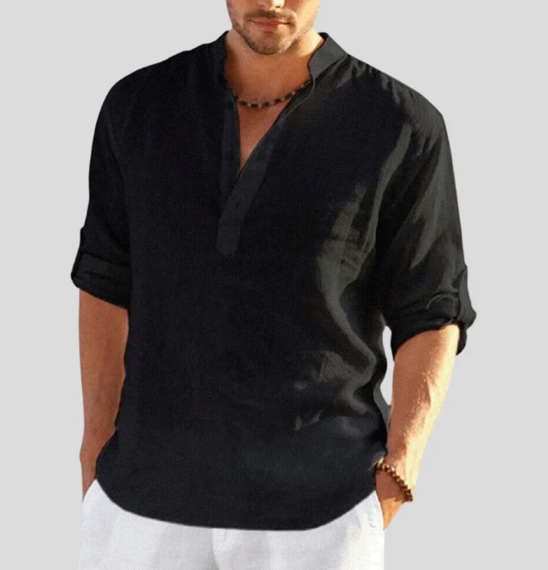 Chemise en lin élégante pour hommes