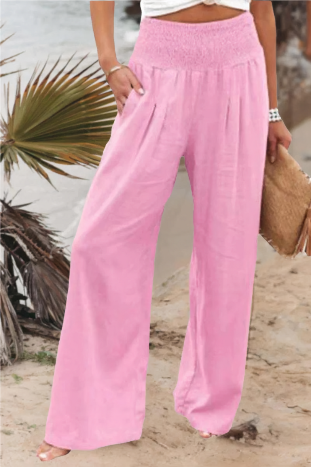Pantalon Palazzo en Coton – Tyra