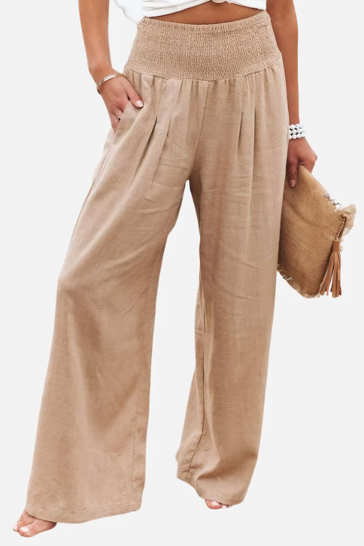 Pantalon Palazzo en Coton – Tyra