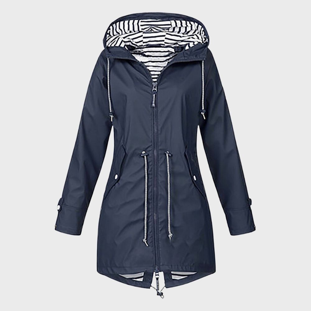 Veste de pluie longue et stylée pour femmes
