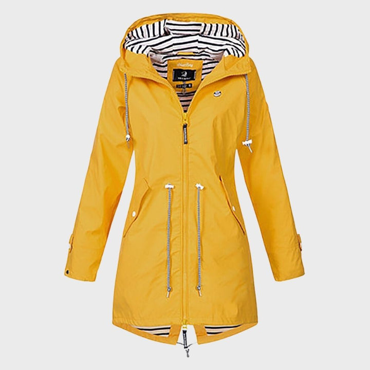 Veste de pluie longue et stylée pour femmes