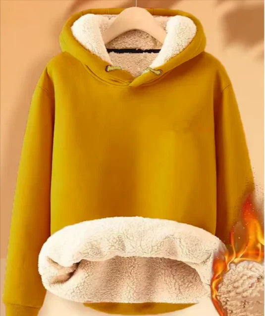 Veste en polaire Sherpa avec capuche