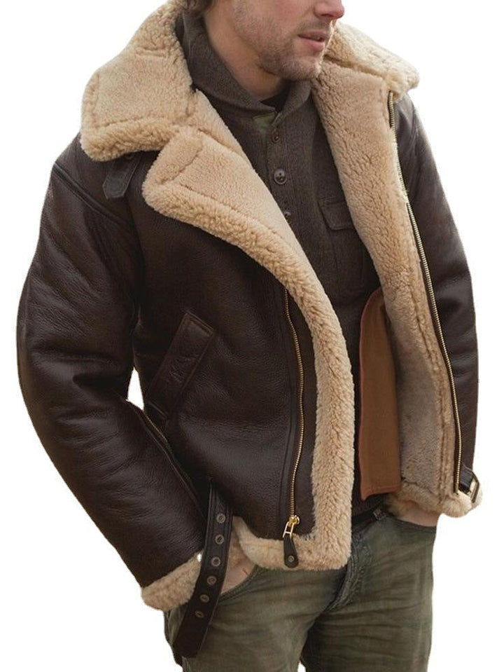 Veste en peluche mode combinaison épaisse