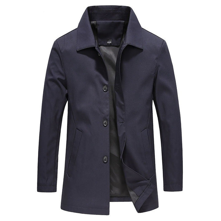 Manteau Trench Élégant pour Hommes avec Boutons