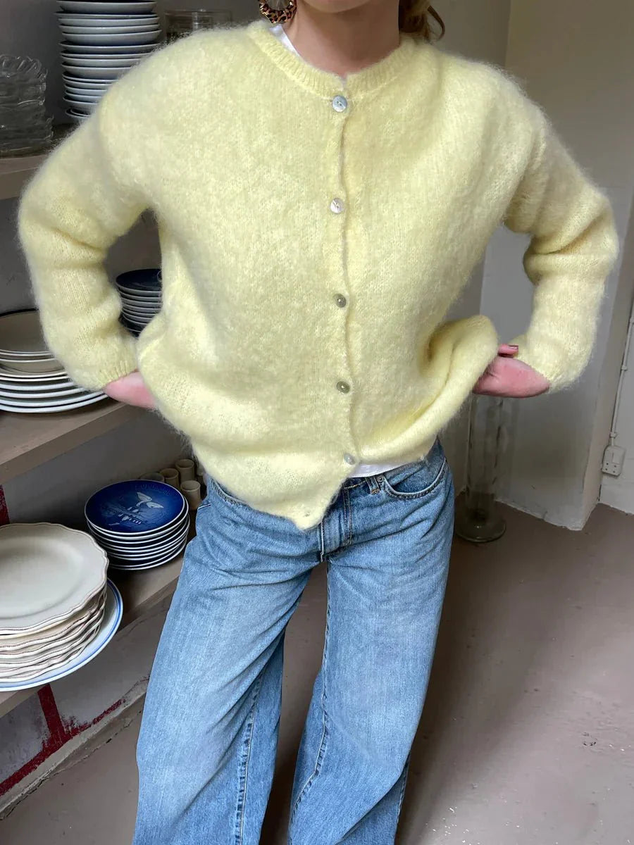 Pull décontracté à boutons élégant