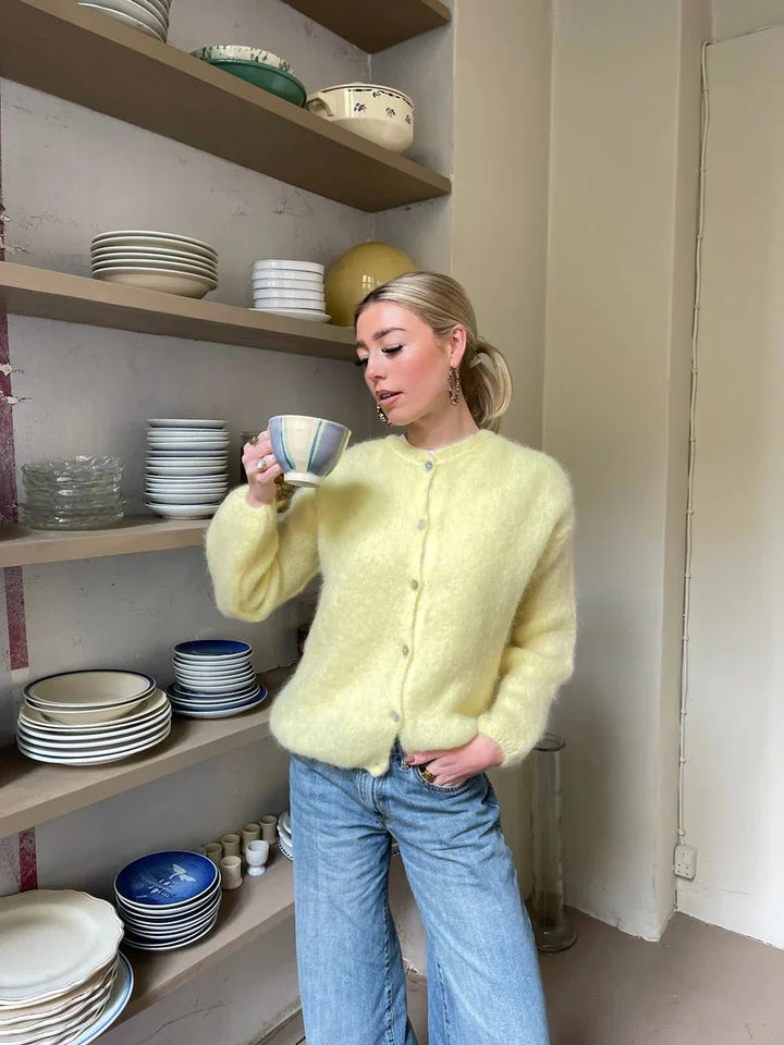 Pull décontracté à boutons élégant