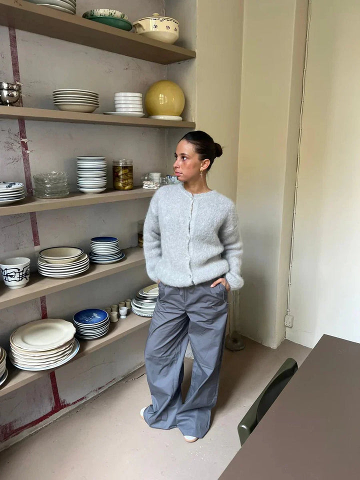 Pull décontracté à boutons élégant