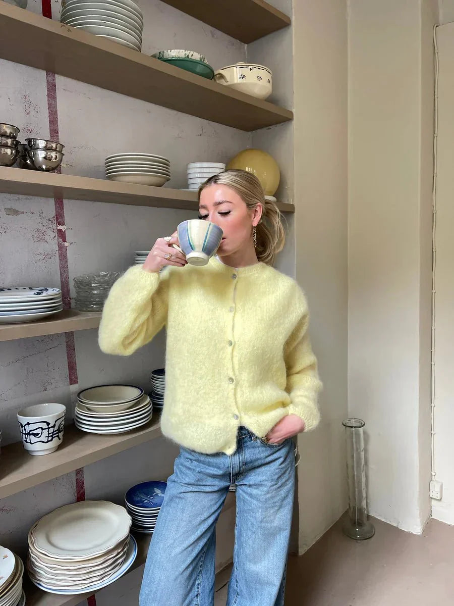 Pull décontracté à boutons élégant