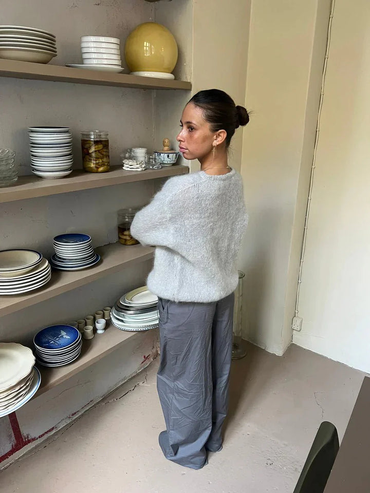 Pull décontracté à boutons élégant