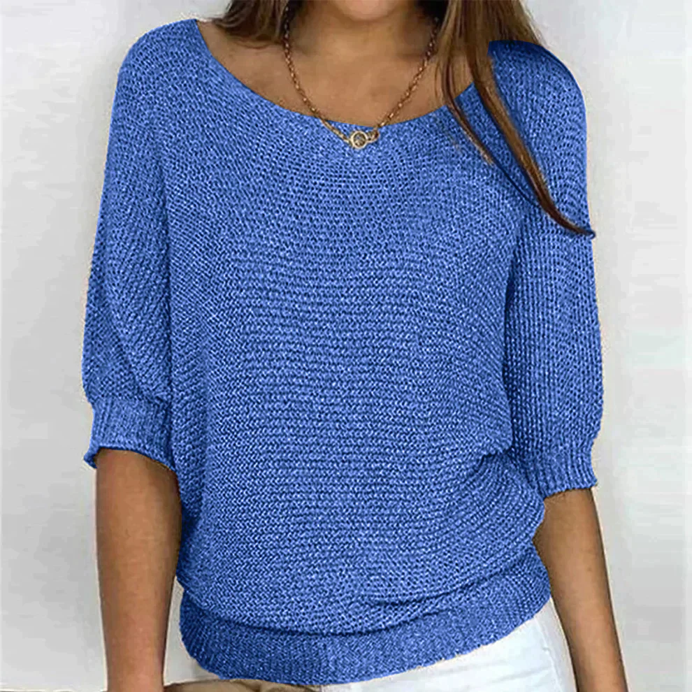 Pull en Tricot Doux pour Femmes Chaud Confortable Pratique au Quotidien