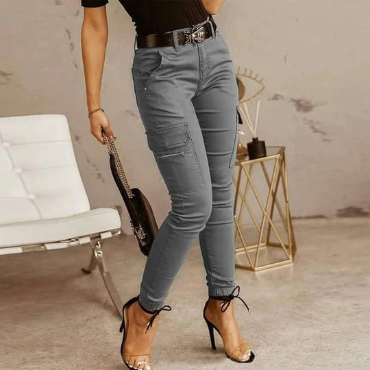 Jeans cargo pour femmes