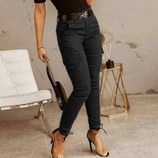 Jeans cargo pour femmes