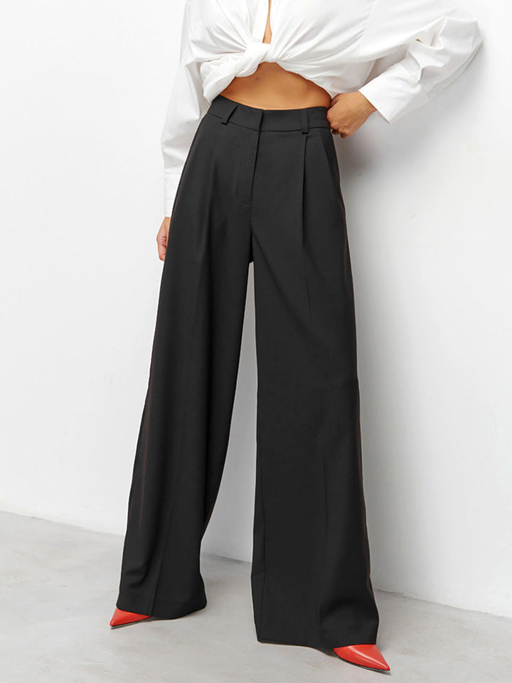 Heidi Pantalon taille haute et jambe large