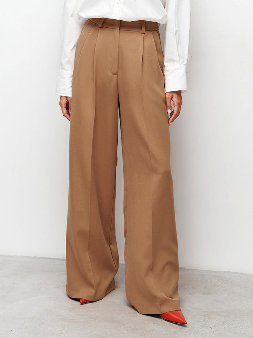 Heidi Pantalon taille haute et jambe large