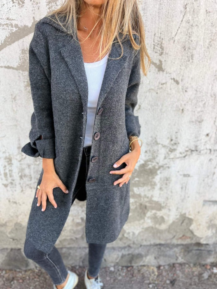 Manteau long décontracté