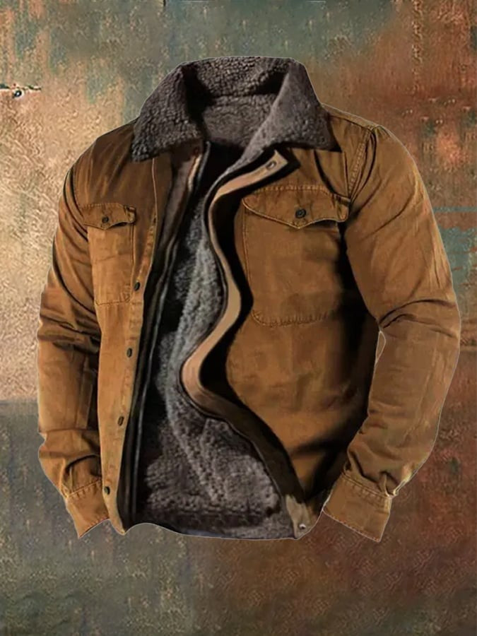 Veste de travail robuste style western