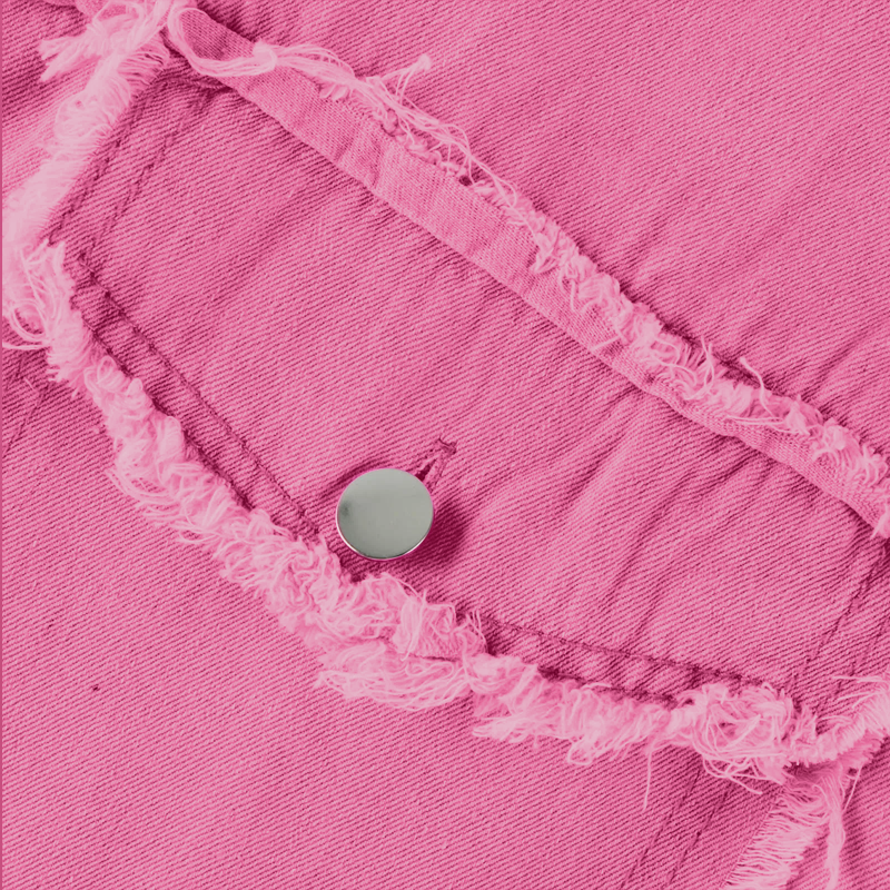 Veste en jean ample en coton