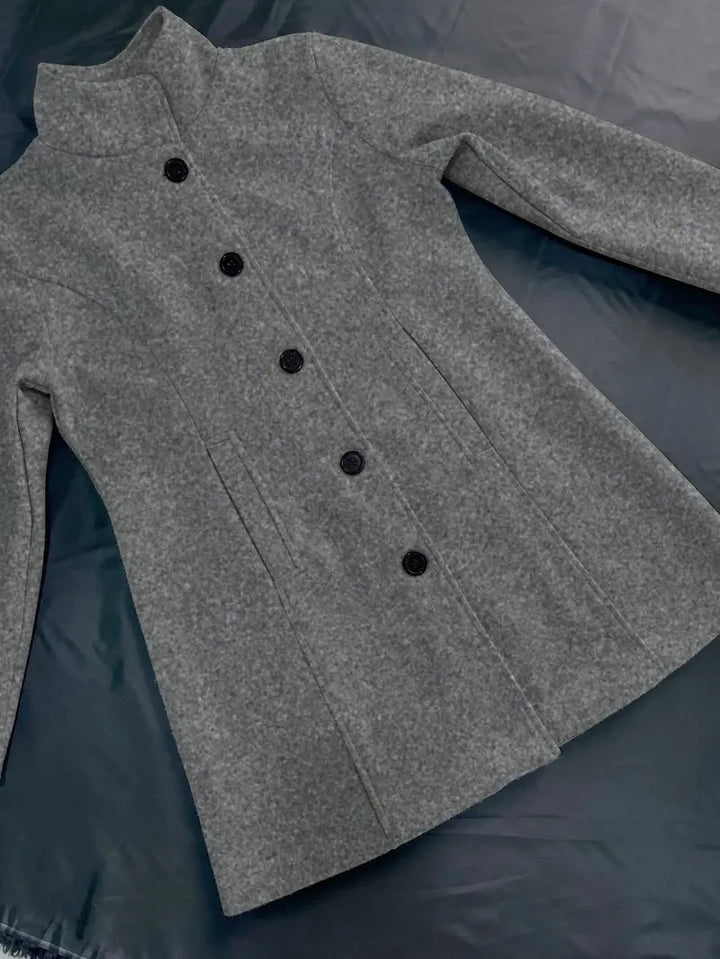 – Manteau tissé à un bouton