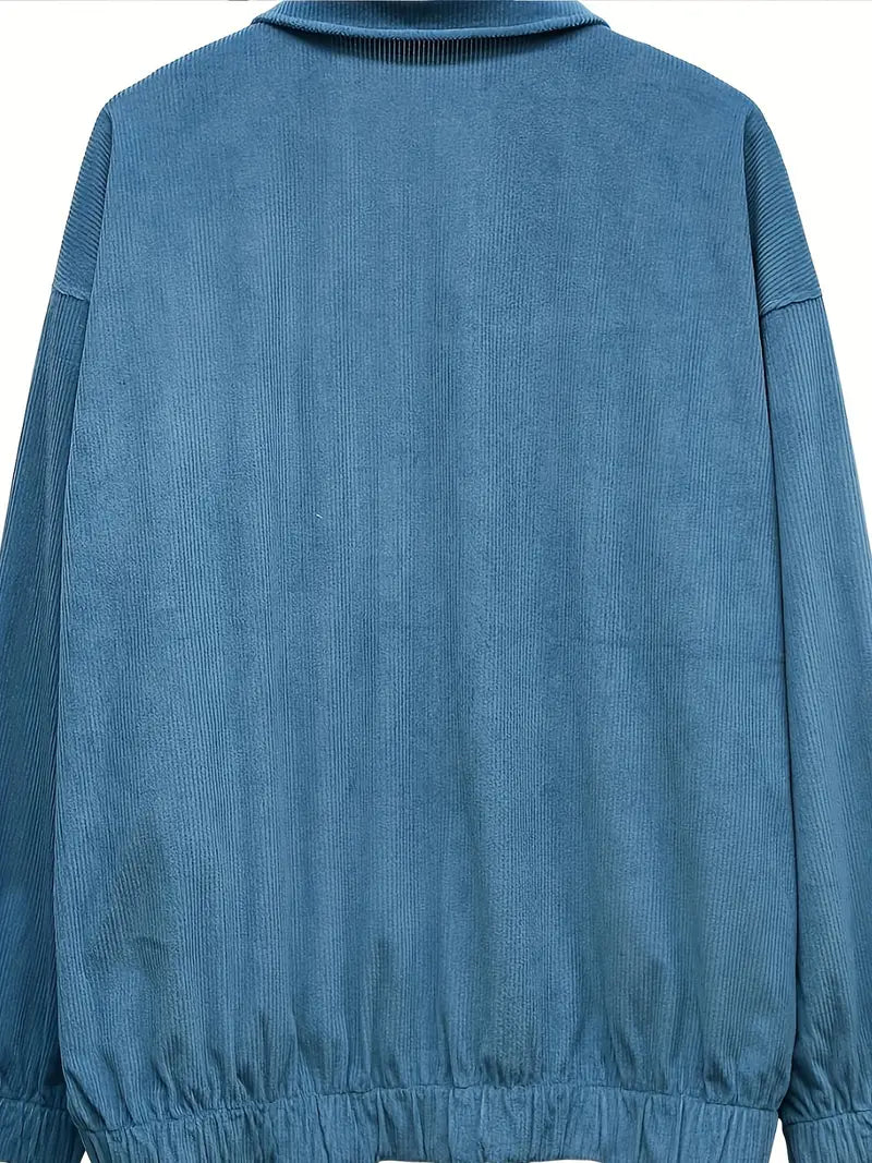 Veste Varsity en Velours Côtelé pour Hommes