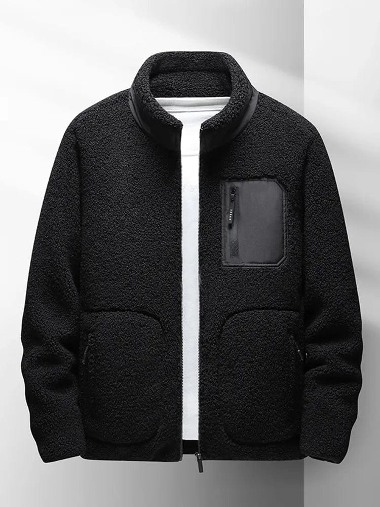 Veste en laine d'agneau pour hommes