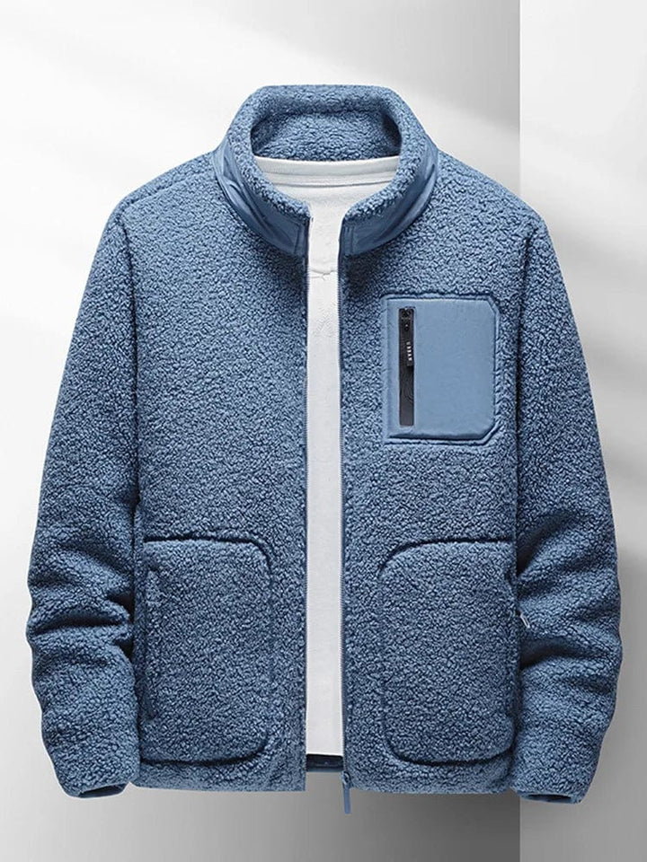 Veste en laine d'agneau pour hommes