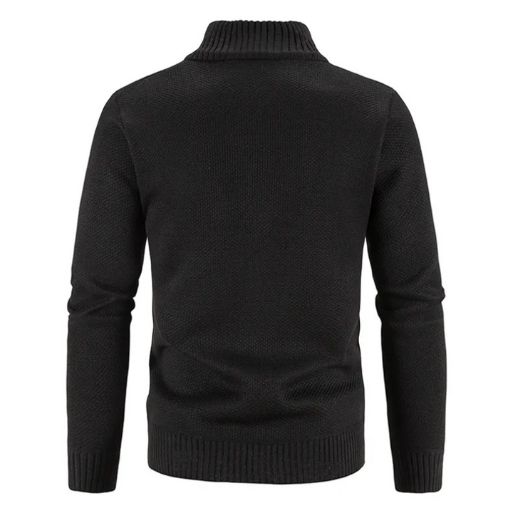 Veste en Tricot pour Hommes avec Fermeture Éclair