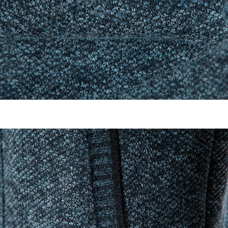 Veste en Tricot pour Hommes avec Fermeture Éclair