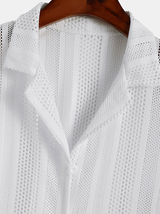 Chemise Texturée en Maille