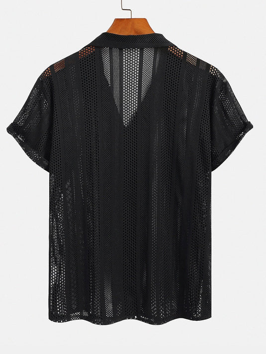 Chemise Texturée en Maille