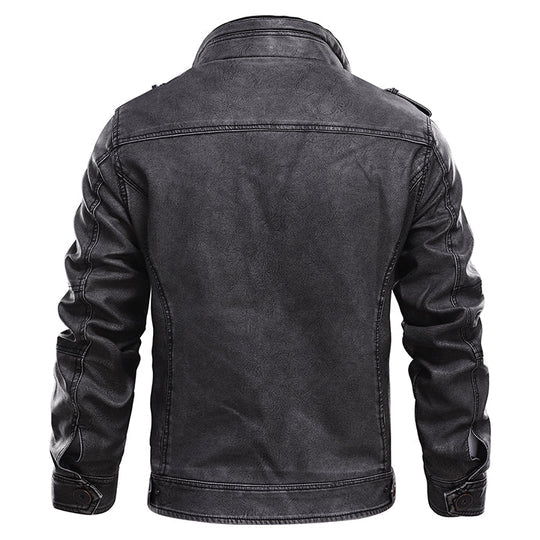 Veste en cuir premium élégante pour hommes