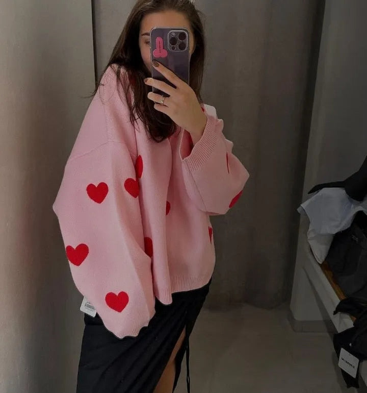 Pull en tricot élégant en grandes tailles