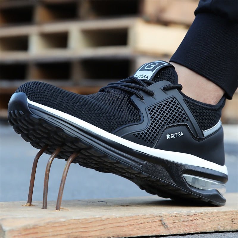 Chaussures de travail avec coque en acier | Sneakers orthopédiques pour femmes