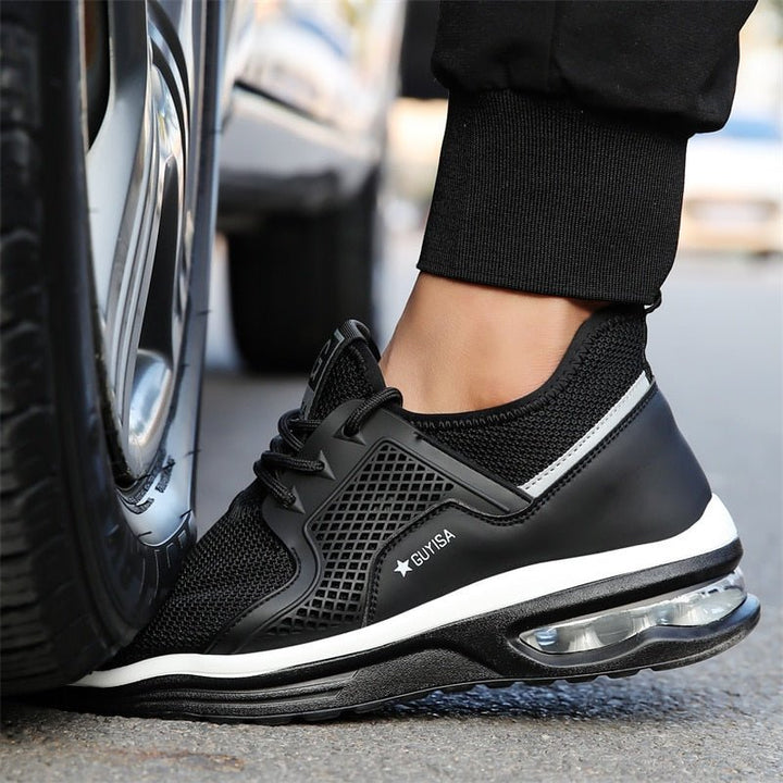 Chaussures de travail avec coque en acier | Sneakers orthopédiques pour femmes