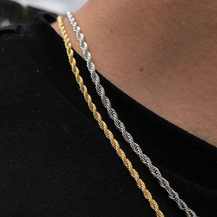 Collier pour hommes élégant avec chaîne