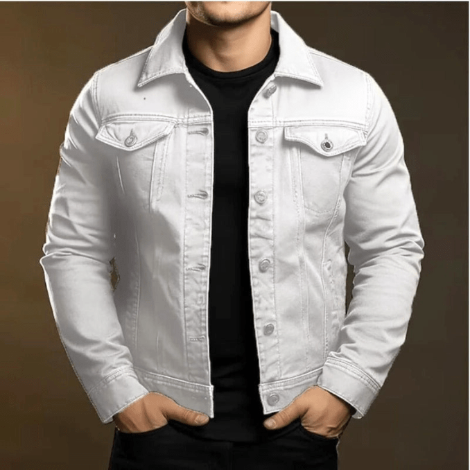 Veste en Jean pour Hommes Décontractée & Tendance