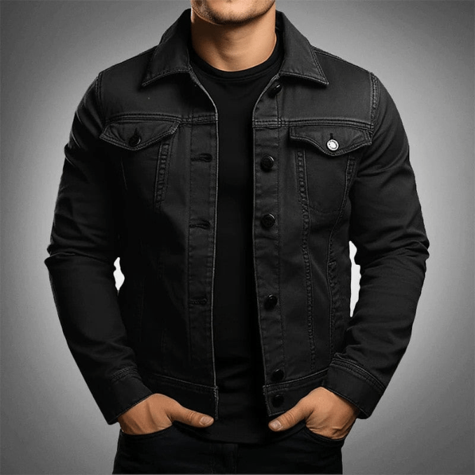 Veste en Jean pour Hommes Décontractée & Tendance