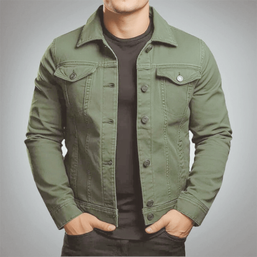 Veste en Jean pour Hommes Décontractée & Tendance