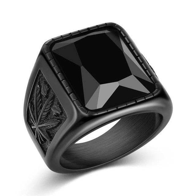 Bague sigillaire en acier inoxydable